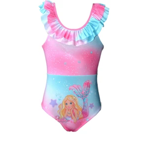 Rs Ramuni Kız Çocuk Mayo Barbie Deniz Kızı