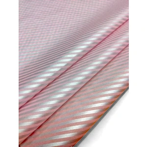 Tuğset Etiket Gümüş Şerit Desenli Pelur Kağıdı/pembe Pelur Kâğıt /50X70 cm 10ADET