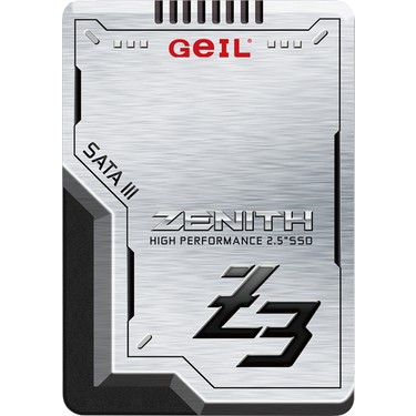 Geıl 256GB Zenith Z3 Okuma 520MB Yazma 470MB Sata SSD Fiyatı