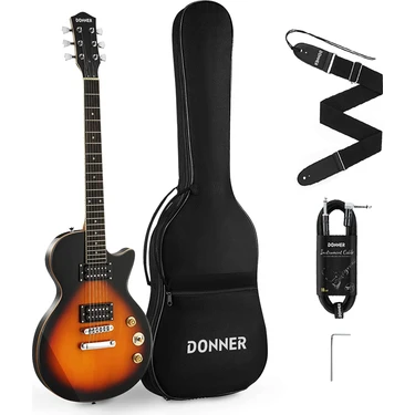 Donner DLP-124S LP Elektro Gitar Paketi