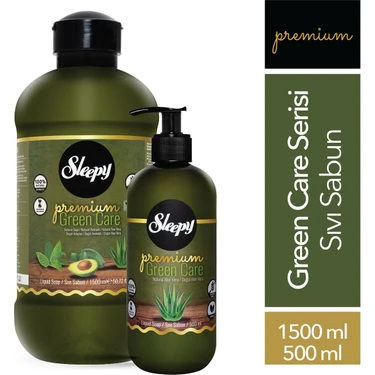 Sleepy Premium Green Care Serisi Sıvı Sabun 1500 ml + 500