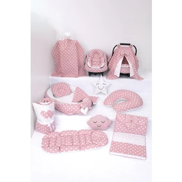 Umaybebek Babynest Puset Örtüsü Alt Açma Emzirme Yastığı Bel Destekli Ana Kucağı Bebek Arabası