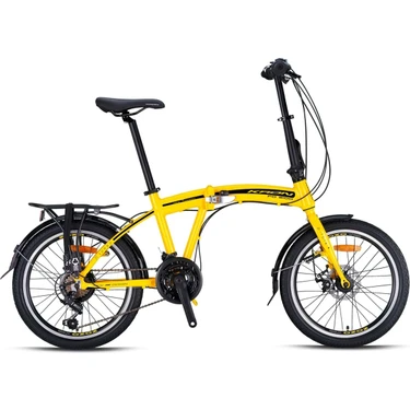 Kron Fd 2100 - 20'' Mtb - 21 Vites - M.dısc - Sarı-Siyah (Alm Bagaj/pvc Çamurluk)