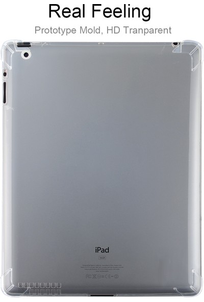 PLZ Shop IPAD 4/3/2 3mm Dört Köşe Darbeye Dayanıklı Kılıf (Yurt Dışından)
