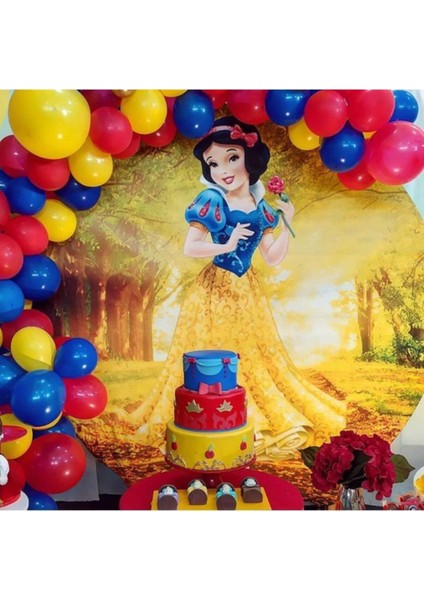 Pamuk Prenses Temalı Balon ve Balon Zincir