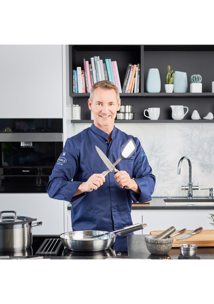 Silikon Uçlu Paslanmaz Çelik Spatula