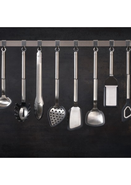 Silikon Uçlu Paslanmaz Çelik Spatula