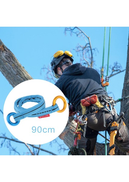 2pcs Arborist Sürtünme Koruyucu Hafif Kamp Yürüyüş Kampı Cambium Saver Mavi 90CM Turuncu 120CM (Yurt Dışından)