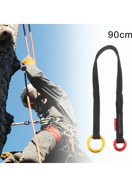 2pcs Arborist Sürtünme Tasarrufu Hafif Kamp Yürüyüş Kampı Cambium Saver Black 90CM Siyah 120CM (Yurt Dışından)