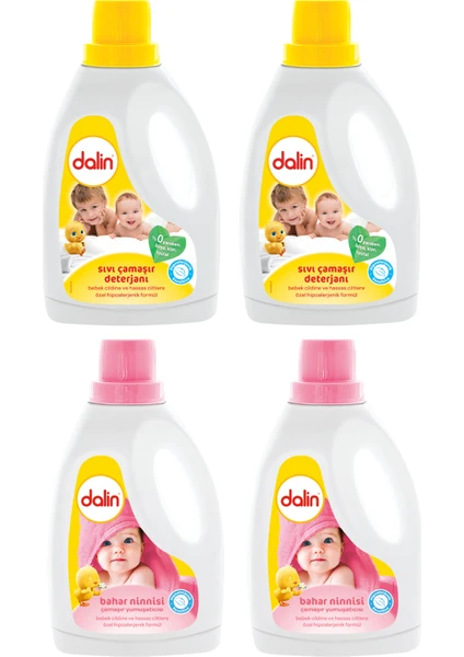 Deterjan + Yumuşatıcı Bahar Ninnisi 1500 ml x 2 Adet