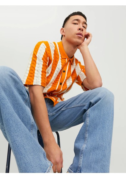 Turuncu Erkek T-Shirt Gömlek modelleri