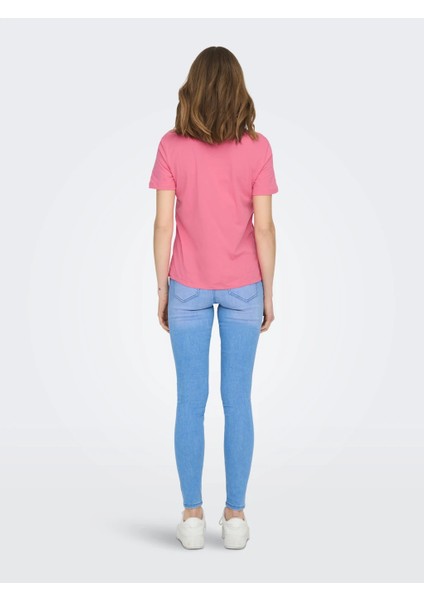 Minimalist Kısa Kol Yuvarlak Yaka Kadın T-Shirt - Günlük Kombinler İçin modelleri