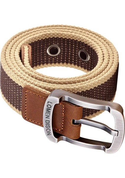 Canvas Kemer Eğitim Kemer Kumaş Spor Pantolonları Için Dokuma Bel Bandı Gençlik Haki 110CM (Yurt Dışından) fiyatları