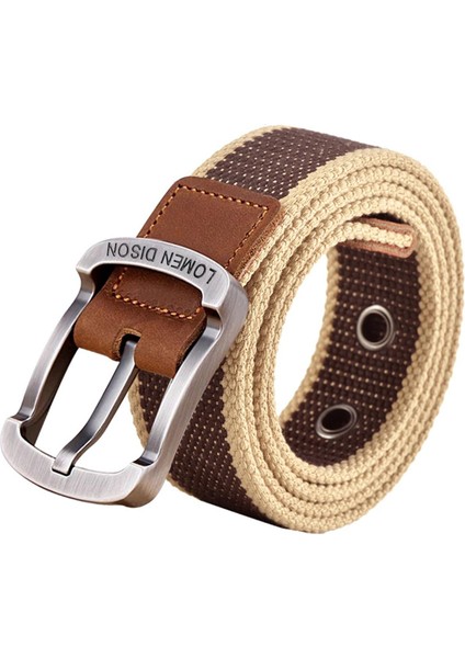 Canvas Kemer Eğitim Kemer Kumaş Spor Pantolonları Için Dokuma Bel Bandı Gençlik Haki 110CM (Yurt Dışından) indirimleri