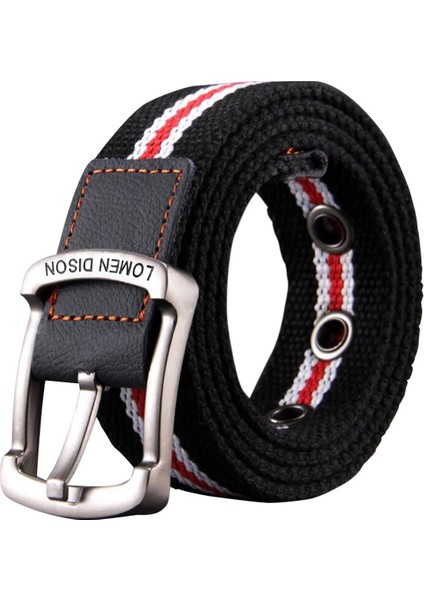 Tuval Kemer Eğitim Kemer Kumaş Dokuma Bel Bandı Spor Pantolonlar Gençlik Kırmızı Şerit 100CM (Yurt Dışından) fırsatları