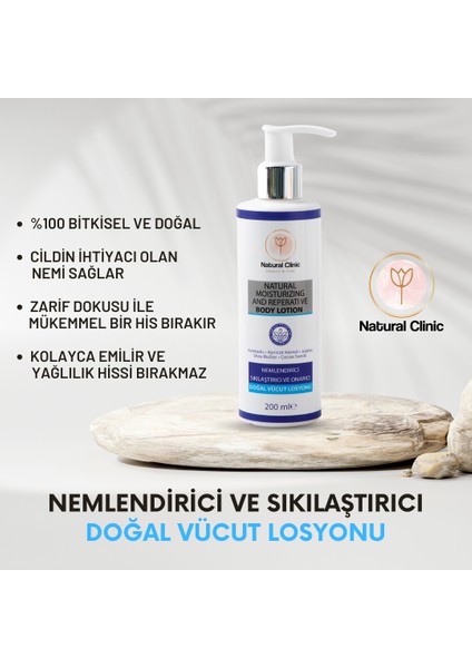 Nemlendirici ve Sıkılaştırıcı Doğal Vücut Losyonu modelleri