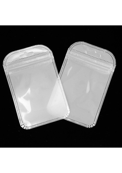 50 Adet Temizle Polipropilen Opp Kendinden Yapışkanlı Torbalar Hang Delik Ambalaj Torbaları ile -, 7X11CM Tarif Edildiği Gibi (Yurt Dışından)