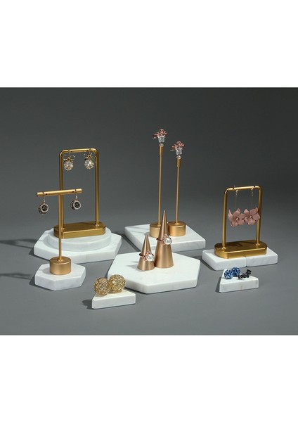 Takı Ekran Raf Tutucu Ev Dekor Için Kolye Bilezik Yüzük Moda 2.5x5 cm Koni (Yurt Dışından)