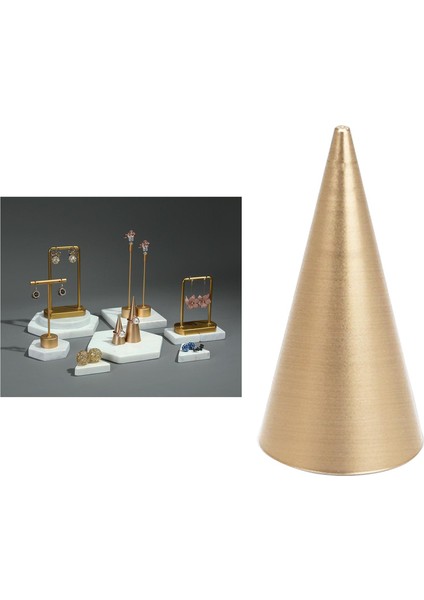 Takı Ekran Raf Tutucu Ev Dekor Için Kolye Bilezik Yüzük Moda 2.5x5 cm Koni (Yurt Dışından)