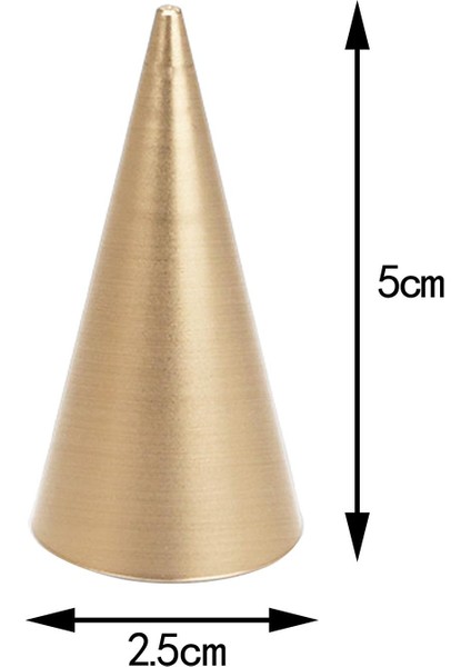 Takı Ekran Raf Tutucu Ev Dekor Için Kolye Bilezik Yüzük Moda 2.5x5 cm Koni (Yurt Dışından)
