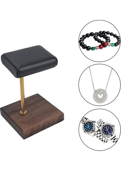 Mermer Taban ve Yastıklı Pu Deri Mücevher Ekran Stil 6 ile Izle Tutucu Standı (Yurt Dışından)