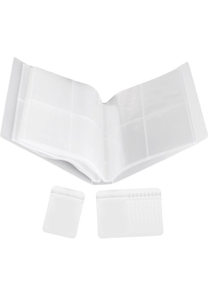 Temizle Takı Depolama Kitap Organizatör Küpe Boncuk Koleksiyonu Için Ev Kullanımı 160GRIDS 10 Çanta 40G (Yurt Dışından)