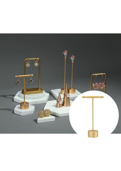 Takı Ekran Raf Tutucu Ev Dekor Kolye Bilezik Yüzük Moda 3X1.5X11.5 cm Yuvarlak Baz (Yurt Dışından) fırsatları