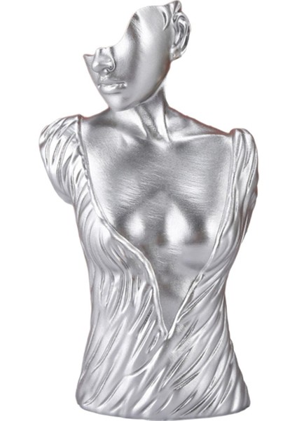 Reçine Takı Ekran Standı Yaratıcı Kafa Büstü Standı Ev Dükkanı Hediye Şerit 25X13X11 cm (Yurt Dışından)