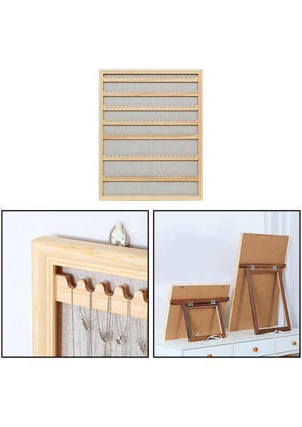 Duvar Kapı Dağı Takı Ekran Organizatör Standı Tutucu Mağaza Mağazası Dekorasyon 50X40 cm 7 Katmanlı (Yurt Dışından)