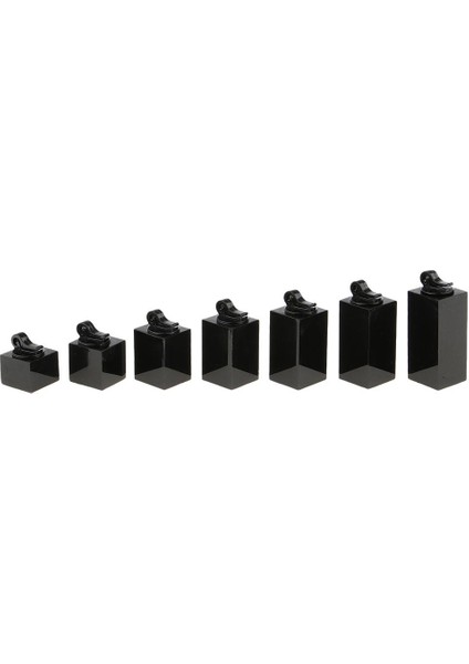 7 Adet Akrilik Parmak Yüzük Ekran Standı Tutucu Takı Mağazası Vitrin - Küboid (Yurt Dışından)