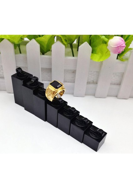 7 Adet Akrilik Parmak Yüzük Ekran Standı Tutucu Takı Mağazası Vitrin - Küboid (Yurt Dışından) fiyatları