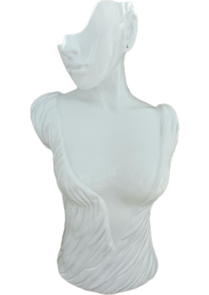 Reçine Takı Ekran Standı Yaratıcı Kafa Büstü Standı Ev Dükkanı L WHITE35X18.5X15 cm (Yurt Dışından) fiyatları