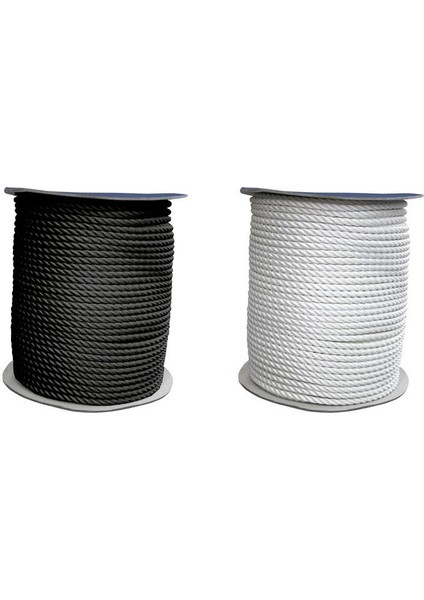 Bağlama Halatı-Üç Kollu,Polyester, Siyah, Kalınlığı 22MM