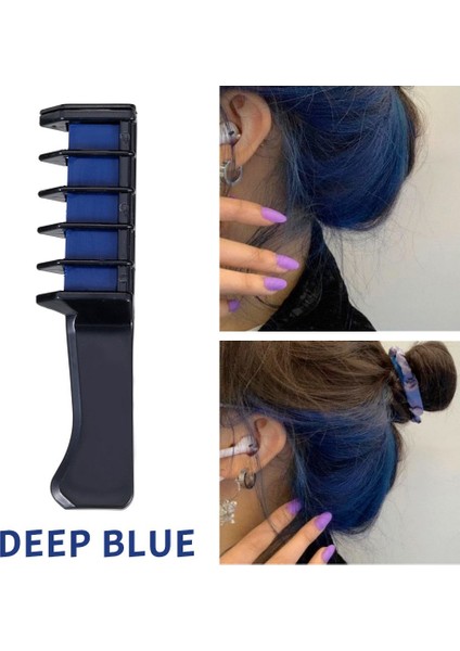 Rengarenk Saç Boyama Tebeşiri - Mini Taraklı Konsept Saç Boyama Seti Hair Chalk