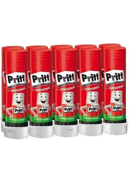 10'lu Paket Stick Yapıştırıcı 43GR Büyük Boy,pritt Yapıştırıcılar.