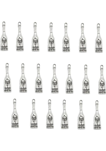 Güzel 20PCS Erkekler Wiomen Gece Kulübü Bar Tatlı Bira Şarap Şişesi Boncuklar Zanaat (Yurt Dışından)