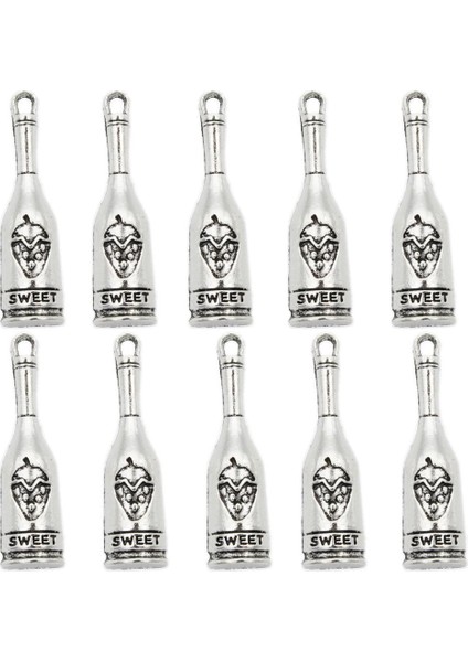 Güzel 20PCS Erkekler Wiomen Gece Kulübü Bar Tatlı Bira Şarap Şişesi Boncuklar Zanaat (Yurt Dışından)