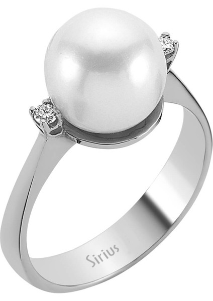 Pırlanta Taşlı İnci Yüzük 0410R0019