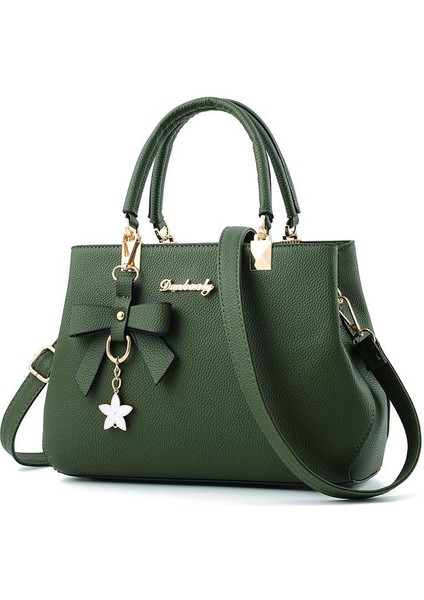 Kadın Çantası 2023 Yeni Kore Versiyonu Gelgit Yay Kadın Çantası Taşınabilir Omuzdan Askili Çanta Askılı Çanta Moda Trendi Kadın Çantası (Yurt Dışından)