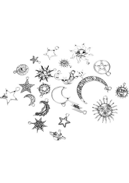 Çeşitli Sun Moon Yıldız Kolye Boncuk Dangler Küpe Takı Yapım El Sanatları (Yurt Dışından)