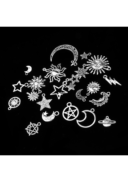 Çeşitli Sun Moon Yıldız Kolye Boncuk Dangler Küpe Takı Yapım El Sanatları (Yurt Dışından)