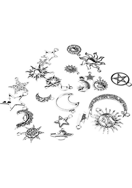 Çeşitli Sun Moon Yıldız Kolye Boncuk Dangler Küpe Takı Yapım El Sanatları (Yurt Dışından)