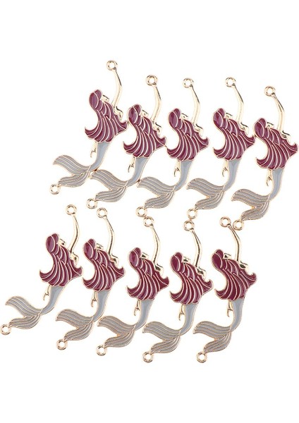 10PCS Denizkızı Prenses Kolye 46X16MM Bulgular Zanaat Malzemeleri Aksesuarları (Yurt Dışından)