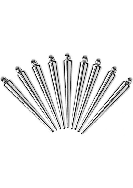 9X10PCS Gümüş Başak Taklemleri 35MM 9 Pcs (Yurt Dışından)