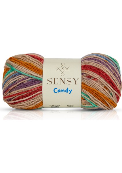 Premium Candy El Örgü Ipi Bebek Çocuk Kazak Ipi Hırka Yelek Atkı Ip Battaniye Ipliği