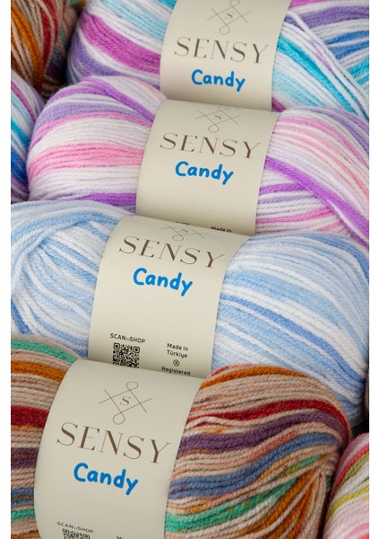 Premium Candy El Örgü Ipi Bebek Çocuk Kazak Ipi Hırka Yelek Atkı Ip Battaniye Ipliği modelleri