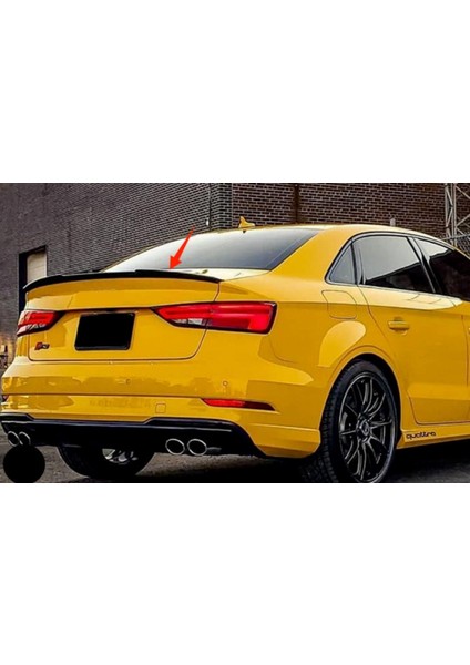 Audi A3 Sd Usa 2015+ Boyalı Spoiler