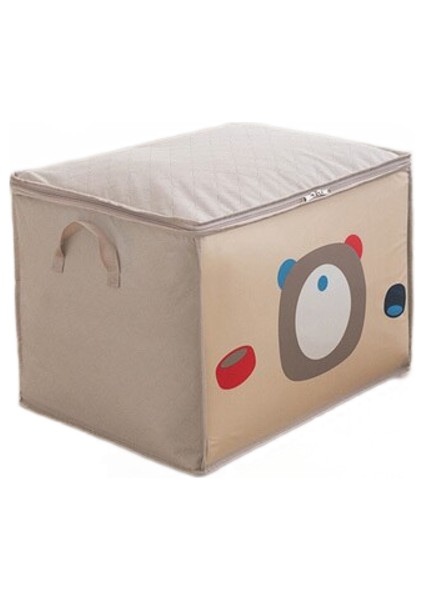 Giysi Yorgan Saklama Çantası Ev Eşyaları Organizatör Karikatür Su Geçirmez Bitirme Çantası Toz Kapağı Kolu ile Kılıfı Kapak | Katlanabilir Saklama Torbaları (Yurt Dışından)