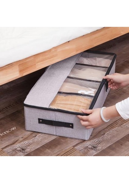 Saklama Çantası Yatakta Ayakkabı Altında Organizatör Depolama Bölücü Giysi Ayakkabı Için Dolap Kutusu Saklama Ayakkabı Giyim Organizasyonu | Katlanabilir Saklama Torbaları (Yurt Dışından) modelleri