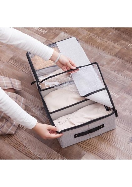 Saklama Çantası Yatakta Ayakkabı Altında Organizatör Depolama Bölücü Giysi Ayakkabı Için Dolap Kutusu Saklama Ayakkabı Giyim Organizasyonu | Katlanabilir Saklama Torbaları (Yurt Dışından) fırsatları